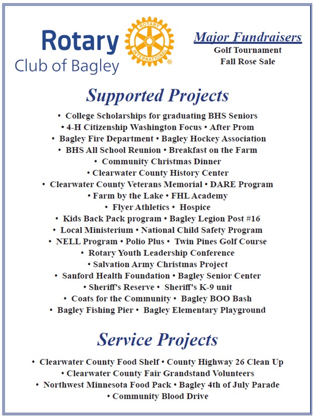 Bagley Rotary Club
